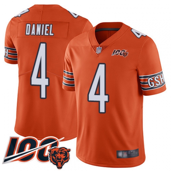 Youth Chicago Bears 4 Chase Daniel Orange Alternate 100th Season Limited Football Jersey Youth Chicago Bears 4 Chase Daniel Orange Alternate 100th Season Limited Football Jersey