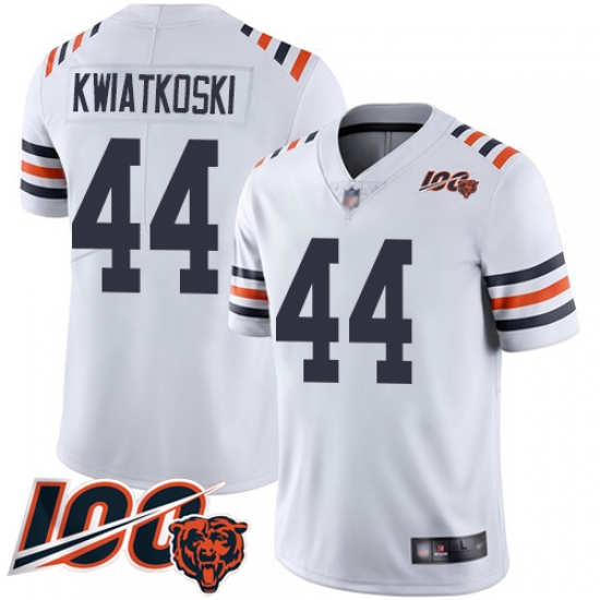 Youth Chicago Bears 44 Nick Kwiatkoski White 100th Season Limited Football Jersey Youth Chicago Bears 44 Nick Kwiatkoski White 100th Season Limited Football Jersey