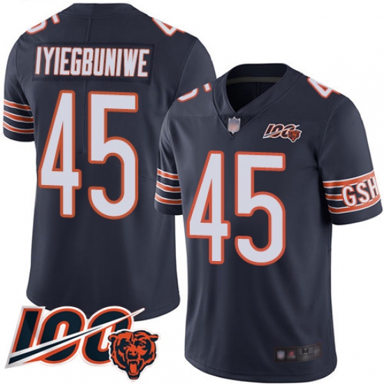 Youth Chicago Bears 45 Joel Iyiegbuniwe Navy Blue Team Color 100th Season Limited Football Jersey Youth Chicago Bears 45 Joel Iyiegbuniwe Navy Blue Team Color 100th Season Limited Football Jersey