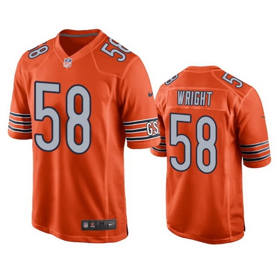 Youth Chicago Bears 58 Darnell Wright Orange 2023 Draft Stitched Football Game Jersey Youth Chicago Bears 58 Darnell Wright Orange 2023 Draft Stitched Football Game Jersey