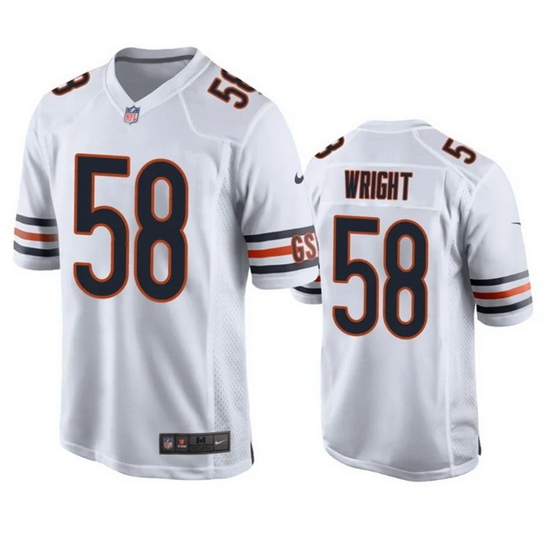 Youth Chicago Bears 58 Darnell Wright White 2023 Draft Stitched Football Game Jersey Youth Chicago Bears 58 Darnell Wright White 2023 Draft Stitched Football Game Jersey