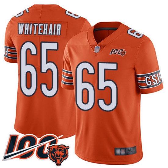 Youth Chicago Bears 65 Cody Whitehair Orange Alternate 100th Season Limited Football Jersey Youth Chicago Bears 65 Cody Whitehair Orange Alternate 100th Season Limited Football Jersey
