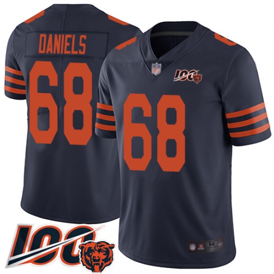 Youth Chicago Bears 68 James Daniels Limited Navy Blue Rush Vapor Untouchable 100th Season Football Jersey Youth Chicago Bears 68 James Daniels Limited Navy Blue Rush Vapor Untouchable 100th Season Football Jersey