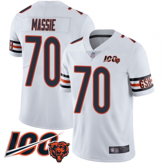 Youth Chicago Bears 70 Bobby Massie White Vapor Untouchable Limited Player 100th Season Football Jersey Youth Chicago Bears 70 Bobby Massie White Vapor Untouchable Limited Player 100th Season Football Jersey