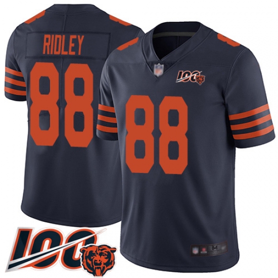 Youth Chicago Bears 88 Riley Ridley Limited Navy Blue Rush Vapor Untouchable 100th Season Football Jersey Youth Chicago Bears 88 Riley Ridley Limited Navy Blue Rush Vapor Untouchable 100th Season Football Jersey