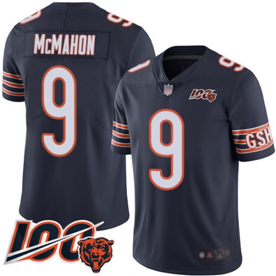 Youth Chicago Bears 9 Jim McMahon Navy Blue Team Color 100th Season Limited Football Jersey Youth Chicago Bears 9 Jim McMahon Navy Blue Team Color 100th Season Limited Football Jersey