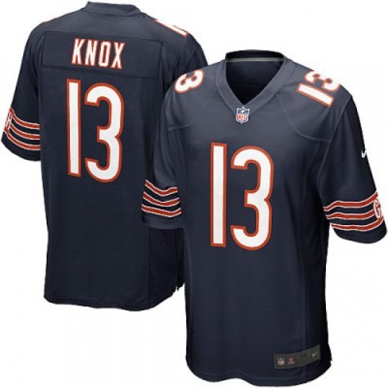 Youth Nike Chicago Bears 13# Johnny Knox Game Blue Color Jersey Youth Nike Chicago Bears 13# Johnny Knox Game Blue Color Jersey