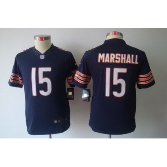 Youth Nike Chicago Bears #15 Marshall Blue Color Limited Jerseys Youth Nike Chicago Bears #15 Marshall Blue Color Limited Jerseys