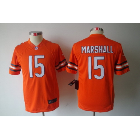 Youth Nike Chicago Bears #15 Marshall Orange Color Limited Jerseys Youth Nike Chicago Bears #15 Marshall Orange Color Limited Jerseys