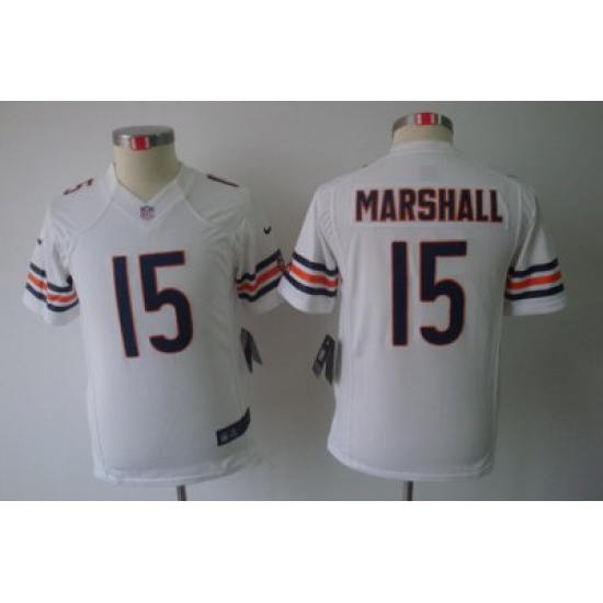Youth Nike Chicago Bears #15 Marshall White Color Limited Jerseys Youth Nike Chicago Bears #15 Marshall White Color Limited Jerseys