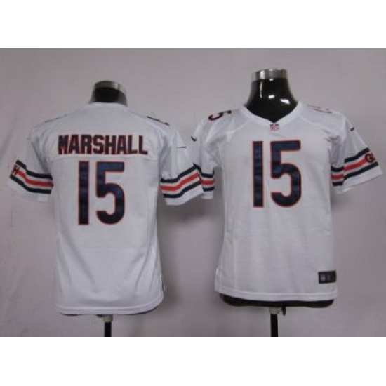 Youth Nike Chicago Bears #15 Marshall White Nike NFL Jerseys Youth Nike Chicago Bears #15 Marshall White Nike NFL Jerseys