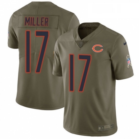 Youth Nike Chicago Bears 17 Anthony Miller Limited Olive 2017 Salute to Service NFL Jersey Youth Nike Chicago Bears 17 Anthony Miller Limited Olive 2017 Salute to Service NFL Jersey