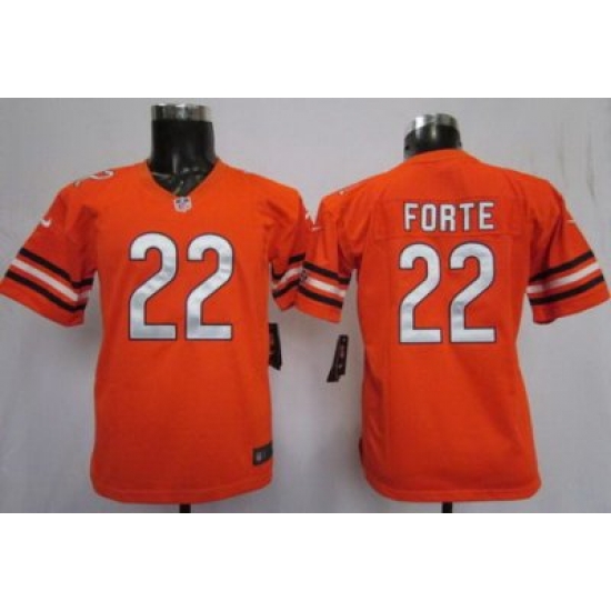 Youth Nike Chicago Bears 22# Matt Forte Orange NFL Jerseys Youth Nike Chicago Bears 22# Matt Forte Orange NFL Jerseys