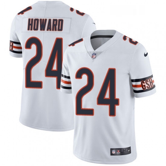 Youth Nike Chicago Bears 24 Jordan Howard White Vapor Untouchable Limited Player NFL Jersey Youth Nike Chicago Bears 24 Jordan Howard White Vapor Untouchable Limited Player NFL Jersey