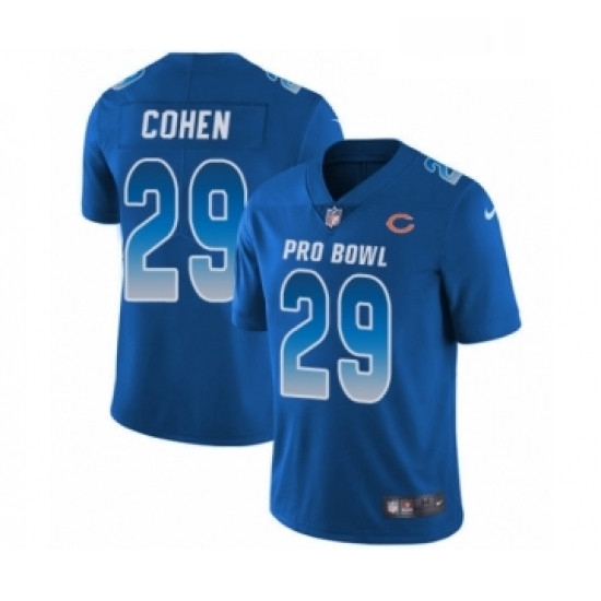 Youth Nike Chicago Bears 29 Tarik Cohen Limited Royal Blue NFC 2019 Pro Bowl NFL Jersey Youth Nike Chicago Bears 29 Tarik Cohen Limited Royal Blue NFC 2019 Pro Bowl NFL Jersey