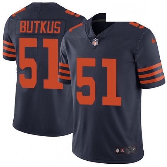 Youth Nike Chicago Bears 51 Dick Butkus Navy Blue Alternate Vapor Untouchable Limited Player NFL Jersey Youth Nike Chicago Bears 51 Dick Butkus Navy Blue Alternate Vapor Untouchable Limited Player NFL Jersey