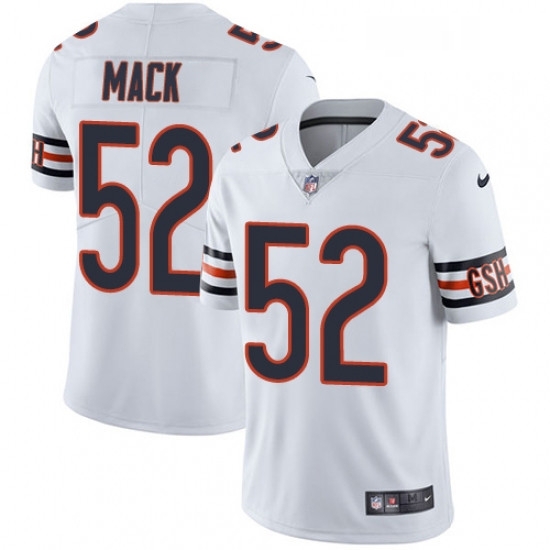 Youth Nike Chicago Bears 52 Khalil Mack White Vapor Untouchable Limited Player NFL Jersey Youth Nike Chicago Bears 52 Khalil Mack White Vapor Untouchable Limited Player NFL Jersey