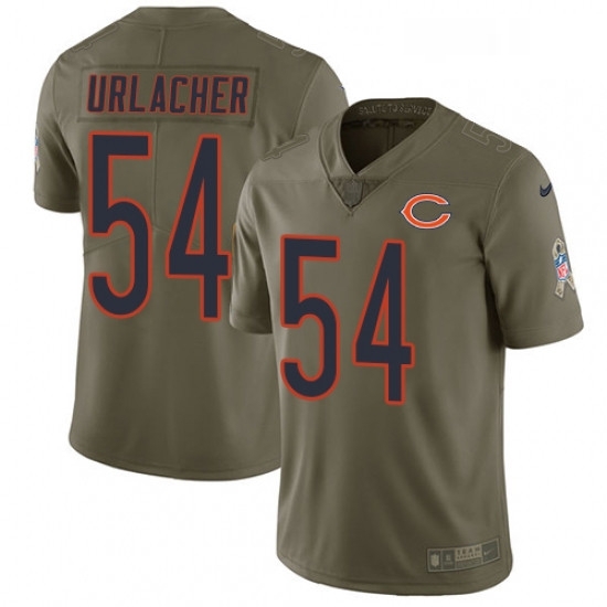 Youth Nike Chicago Bears 54 Brian Urlacher Limited Olive 2017 Salute to Service NFL Jersey Youth Nike Chicago Bears 54 Brian Urlacher Limited Olive 2017 Salute to Service NFL Jersey