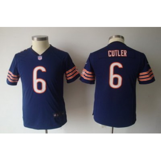 Youth Nike Chicago Bears 6# Cutler Authentic Blue Jerseys Youth Nike Chicago Bears 6# Cutler Authentic Blue Jerseys