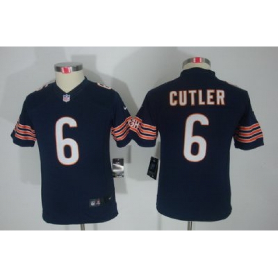 Youth Nike Chicago Bears #6 Cutler Blue Limited Jerseys Youth Nike Chicago Bears #6 Cutler Blue Limited Jerseys