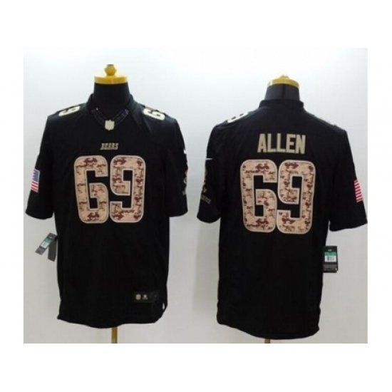 Youth Nike Chicago Bears 69 Jared Allen Black Stitched NFL Limited Salute to Service Jersey Youth Nike Chicago Bears 69 Jared Allen Black Stitched NFL Limited Salute to Service Jersey