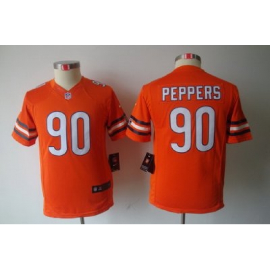 Youth Nike Chicago Bears #90 Julius Peppers Orange Color Limited Jerseys Youth Nike Chicago Bears #90 Julius Peppers Orange Color Limited Jerseys