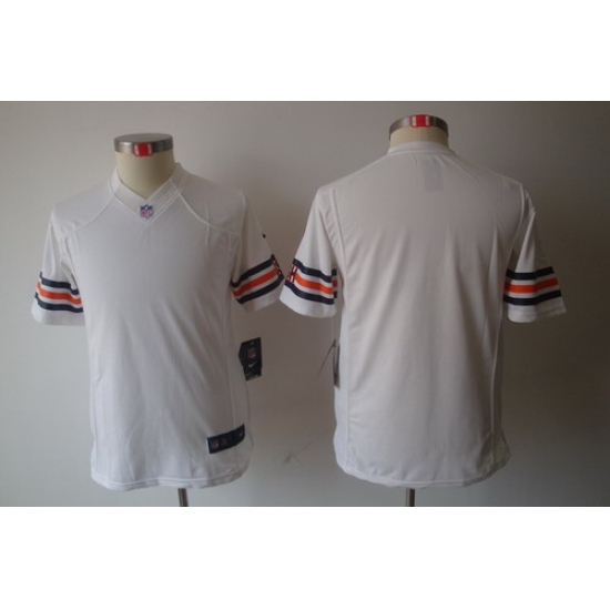 Youth Nike NFL Chicago Bears Blank White Limited Jerseys Youth Nike NFL Chicago Bears Blank White Limited Jerseys