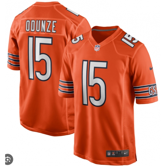 Youth Nike Rome Odunze Orange Chicago Bears Stitched F U S E Stitched Jersey Youth Nike Rome Odunze Orange Chicago Bears Stitched F U S E Stitched Jersey
