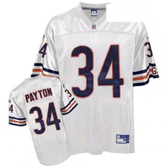 Youth Reebok Chicago Bears 34 Walter Payton White Replica Throwback NFL Jersey Youth Reebok Chicago Bears 34 Walter Payton White Replica Throwback NFL Jersey