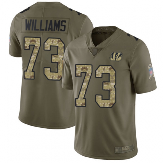 Bengals 73 Jonah Williams Olive Camo Men Stitched Football Limited 2017 Salute To Service Jersey Bengals 73 Jonah Williams Olive Camo Men Stitched Football Limited 2017 Salute To Service Jersey