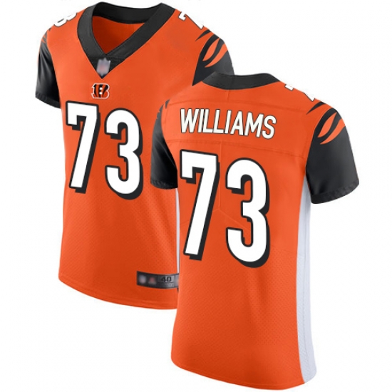 Bengals 73 Jonah Williams Orange Alternate Men Stitched Football Vapor Untouchable Elite Jersey Bengals 73 Jonah Williams Orange Alternate Men Stitched Football Vapor Untouchable Elite Jersey