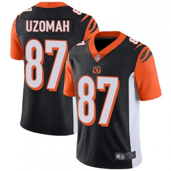 Bengals 87 C J Uzomah Black Team Color Men Stitched Football Vapor Untouchable Limited Jersey Bengals 87 C J Uzomah Black Team Color Men Stitched Football Vapor Untouchable Limited Jersey