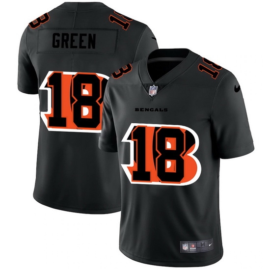 Cincinnati Bengals 18 A J Green Men Nike Team Logo Dual Overlap Limited NFL Jersey Black Cincinnati Bengals 18 A J Green Men Nike Team Logo Dual Overlap Limited NFL Jersey Black