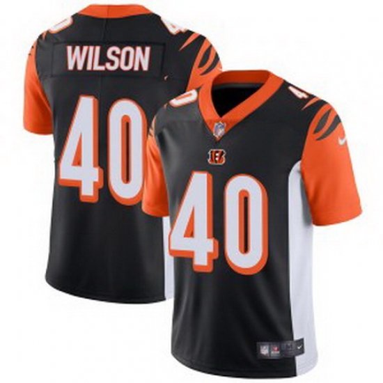 Cincinnati Bengals 40 Brandon Wilson Men Limited Black Team Color Vapor Untouchable Jersey Cincinnati Bengals 40 Brandon Wilson Men Limited Black Team Color Vapor Untouchable Jersey