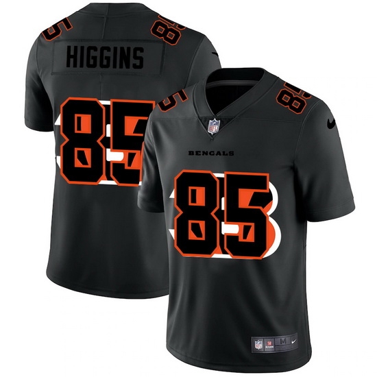 Cincinnati Bengals 85 Tee Higgins Men Nike Team Logo Dual Overlap Limited NFL Jersey Black Cincinnati Bengals 85 Tee Higgins Men Nike Team Logo Dual Overlap Limited NFL Jersey Black