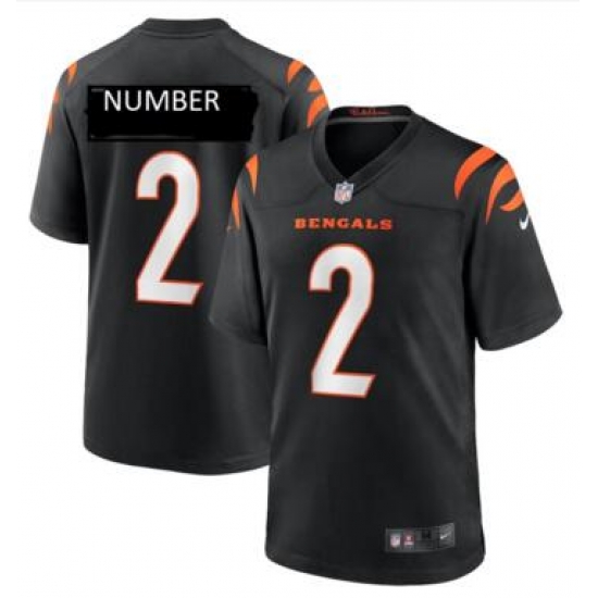 Men Cincinati Bengals #2 Number Black Vapor Limited Jersey Men Cincinati Bengals #2 Number Black Vapor Limited Jersey
