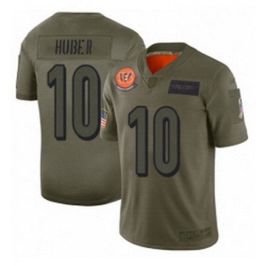 Men Cincinnati Bengals 10 Kevin Huber Limited Camo 2019 Salute to Service Football Jersey Men Cincinnati Bengals 10 Kevin Huber Limited Camo 2019 Salute to Service Football Jersey