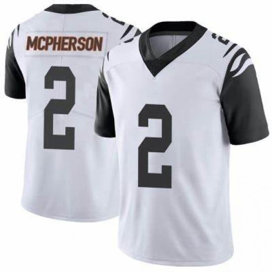 Men Cincinnati Bengals #2 Evan McPherson 2021 Rush Vapor Limited Stitched NFL Jersey Men Cincinnati Bengals #2 Evan McPherson 2021 Rush Vapor Limited Stitched NFL Jersey