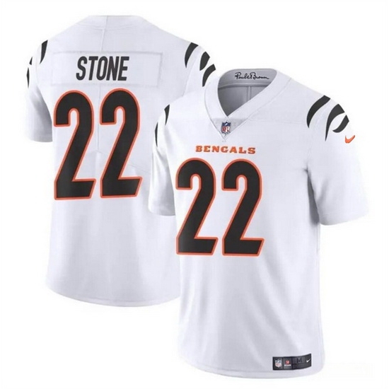 Men Cincinnati Bengals 22 Geno Stone White Vapor Untouchable Limited Stitched Jersey Men Cincinnati Bengals 22 Geno Stone White Vapor Untouchable Limited Stitched Jersey