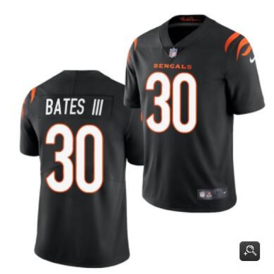 Men Cincinnati Bengals #30 Jessie Bates III 2021 Black Vapor Untouchable Limited Stitched NFL Jersey Men Cincinnati Bengals #30 Jessie Bates III 2021 Black Vapor Untouchable Limited Stitched NFL Jersey