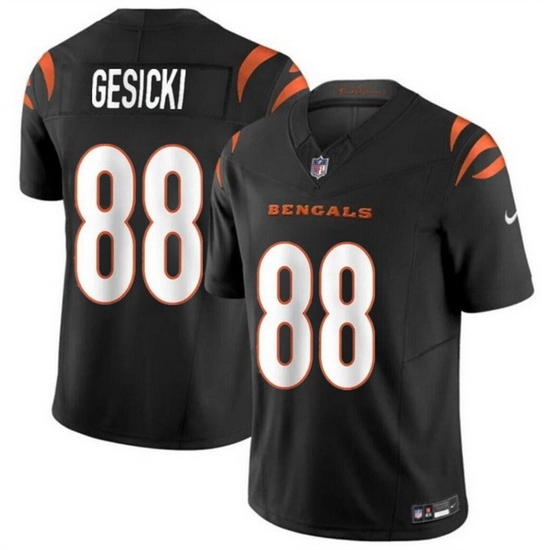 Men Cincinnati Bengals 88 Mike Gesicki Black 2024 F U S E Vapor Untouchable Limited Stitched Jersey Men Cincinnati Bengals 88 Mike Gesicki Black 2024 F U S E Vapor Untouchable Limited Stitched Jersey