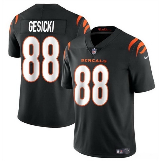 Men Cincinnati Bengals 88 Mike Gesicki Black Vapor Untouchable Limited Stitched Jersey Men Cincinnati Bengals 88 Mike Gesicki Black Vapor Untouchable Limited Stitched Jersey