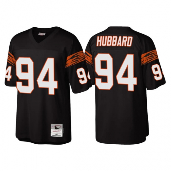 Men Cincinnati Bengals 94 Sam Hubbard Black Throwback Legacy Stitched Jerse Men Cincinnati Bengals 94 Sam Hubbard Black Throwback Legacy Stitched Jerse