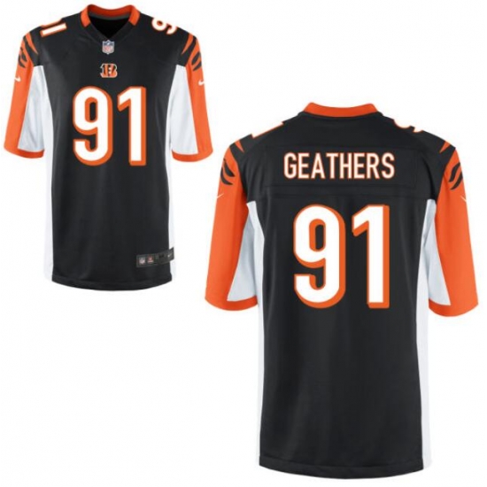 Men Nike Cincinnati Bengals #91 Robert Geathers Black Untouchable Vapor Limited jersey Men Nike Cincinnati Bengals #91 Robert Geathers Black Untouchable Vapor Limited jersey