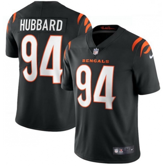 Men Nike Cincinnati Bengals 94 Sam Hubbard Black Vapor Limited Jersey Men Nike Cincinnati Bengals 94 Sam Hubbard Black Vapor Limited Jersey