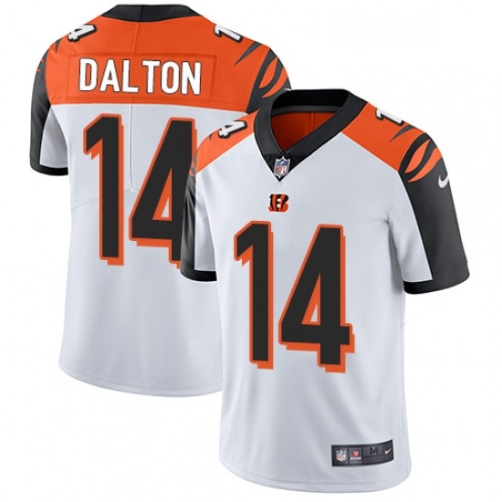 Mens Nike Cincinnati Bengals 14 Andy Dalton Vapor Untouchable Limited White NFL Jersey Mens Nike Cincinnati Bengals 14 Andy Dalton Vapor Untouchable Limited White NFL Jersey