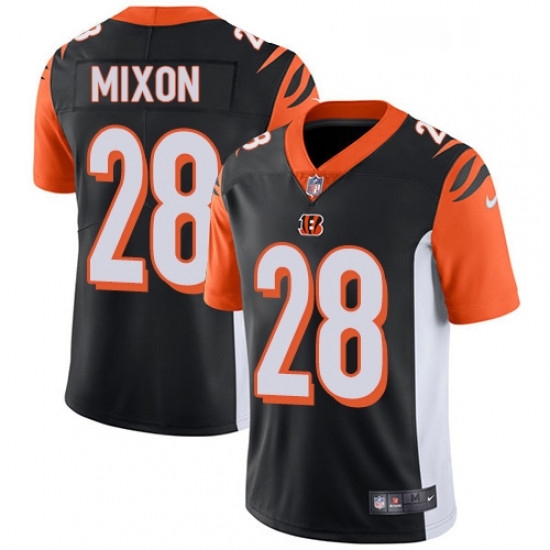 Mens Nike Cincinnati Bengals 28 Joe Mixon Vapor Untouchable Limited Black Team Color NFL Jersey Mens Nike Cincinnati Bengals 28 Joe Mixon Vapor Untouchable Limited Black Team Color NFL Jersey