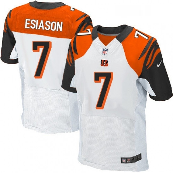 Mens Nike Cincinnati Bengals 7 Boomer Esiason Elite White NFL Jersey Mens Nike Cincinnati Bengals 7 Boomer Esiason Elite White NFL Jersey