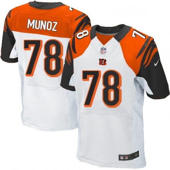 Mens Nike Cincinnati Bengals 78 Anthony Munoz Elite White NFL Jersey Mens Nike Cincinnati Bengals 78 Anthony Munoz Elite White NFL Jersey