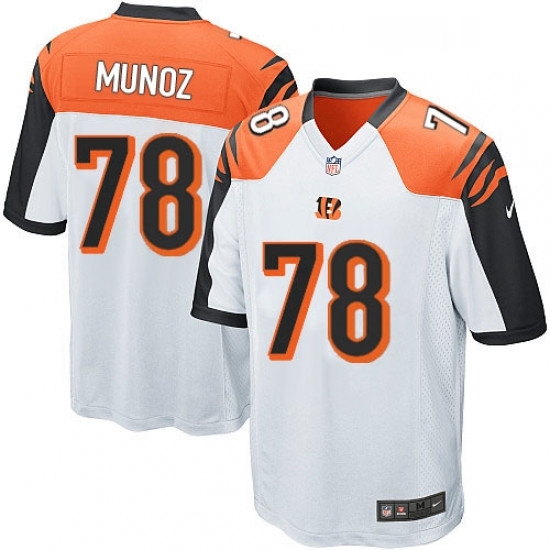 Mens Nike Cincinnati Bengals 78 Anthony Munoz Game White NFL Jersey Mens Nike Cincinnati Bengals 78 Anthony Munoz Game White NFL Jersey